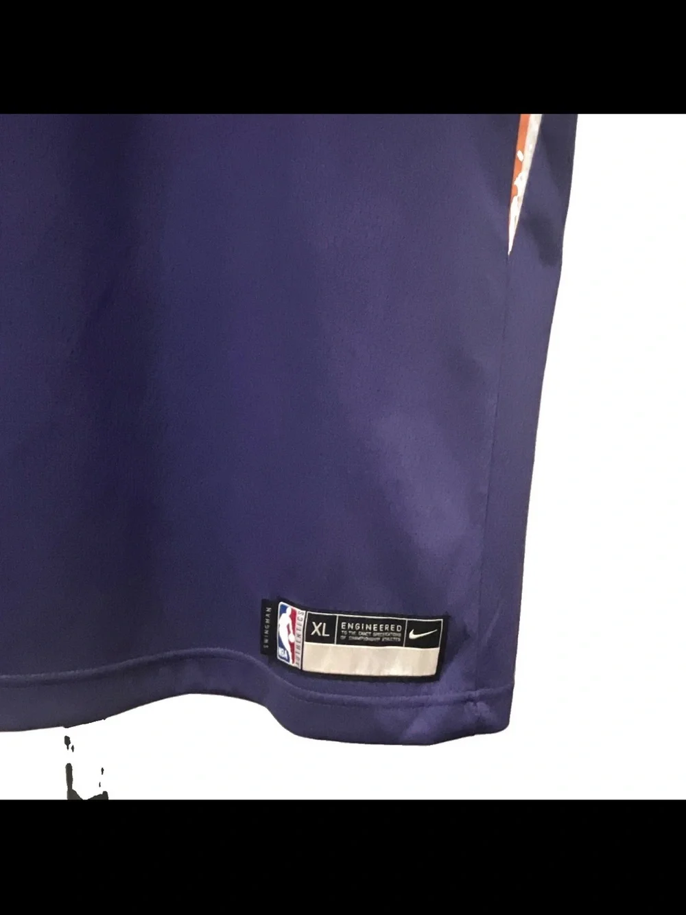 Nike Purple and Orange Phoenix Basketball Jersey #3